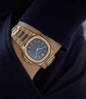 purchase automatic Patek Philippe Nautilus 3800-001 yellow gold pre-owned