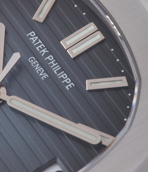 selling Patek Philippe Jumbo Nautilus 5711/1A-001 steel pre-owned sport watch for sale online at A Collected Man London UK specialist of rare watches