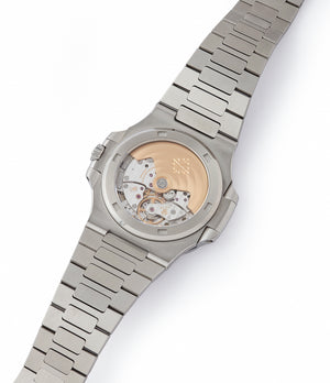 selling 324 SC Patek Philippe Jumbo Nautilus 5711/1A-001 steel pre-owned sport watch for sale online at A Collected Man London UK specialist of rare watches