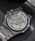 automatic Patek Philippe Seal Nautilus 5712/1A-001 steel moon phase luxury sports watch for sale online A Collected Man London UK specialist rare watches