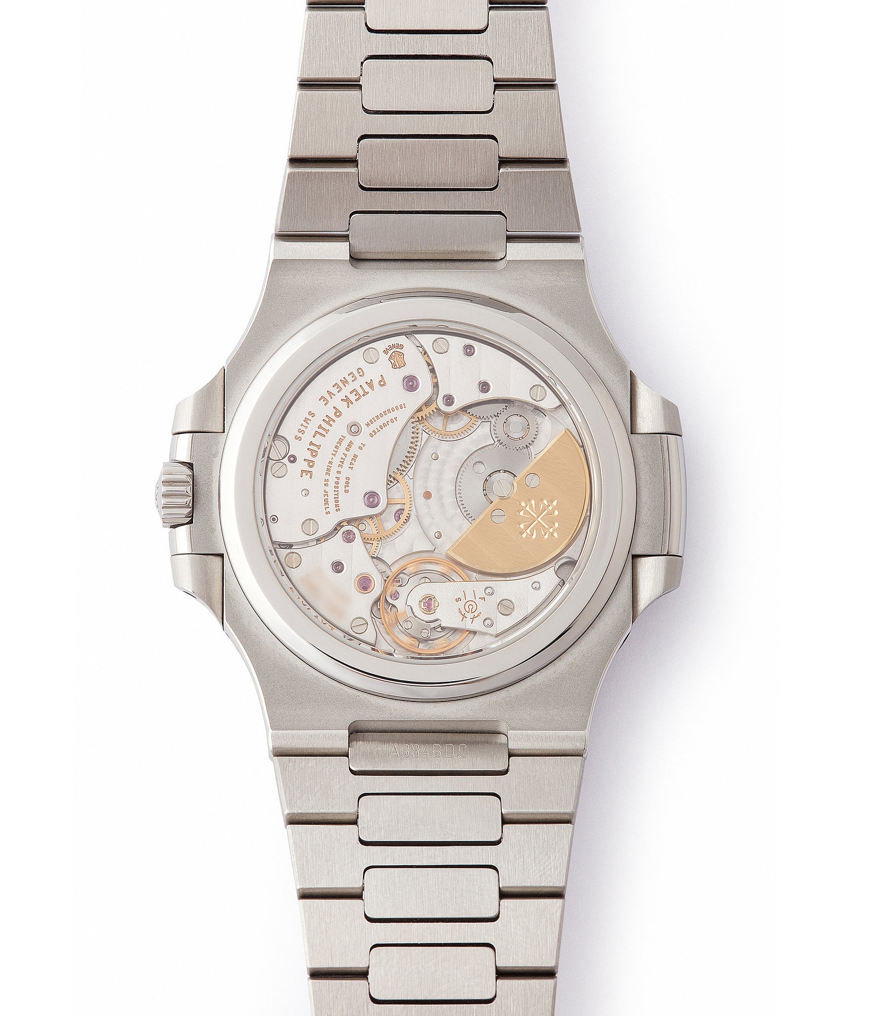 automatic Patek Philippe Nautilus Moon Phase 5712/1A-001 steel pre-owned watch for sale online at A Collected Man London UK specialist of rare watches
