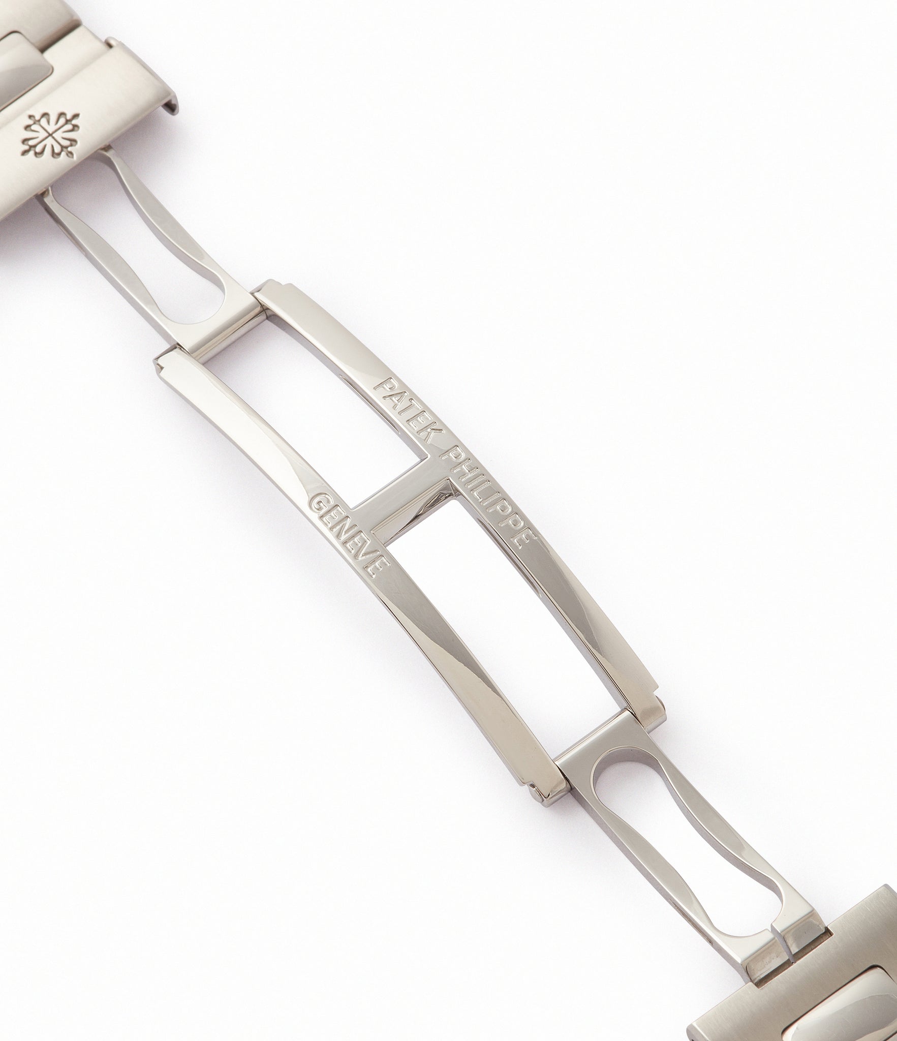 steel Patek Philippe deployant clasp Nautilus 5800/1A-001 rare luxury sports watch for sale at A Collected Man London