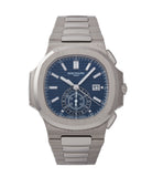 buy Patek Philippe 40th Anniversary Nautilus 5976/1G-001 Limited Edition white gold sports pre-owned watch for sale online A Collected Man London