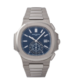 Jumbo Patek Philippe 40th Anniversary Nautilus 5976/1G-001 Limited Edition white gold sports watch for sale online A Collected Man London