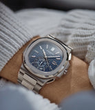 Patek Philippe 40th Anniversary Nautilus 5976/1G-001 Limited Edition white gold sports pre-owned watch for sale online A Collected Man London