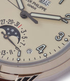 lacquer dial Patek Philippe 5320G Perpetual Calendar white gold watch for sale online at A Collected Man London UK specialist of rare watches