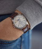 perpetual calendar Patek Philippe 5320G-001 white gold watch for sale online at A Collected Man London UK specialist of rare watches