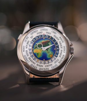 Patek philippe world time online white gold