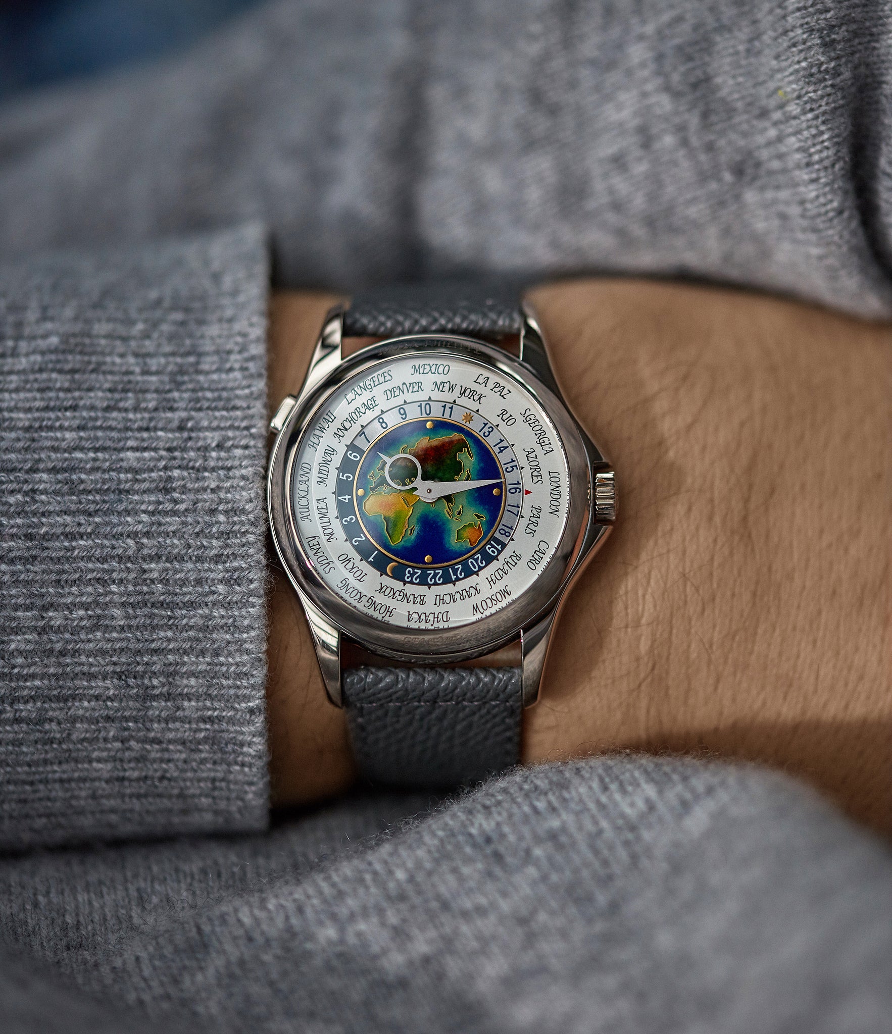 Patek world outlet time enamel