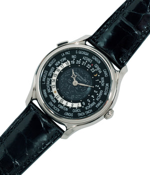 for sale Patek Philippe Worldtimer Moonphase 5575G 175th Anniversary white gold preowned dress watch for sale online at A Collected Man London rare watch specialist