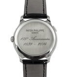 5575G Patek Philippe Worldtimer Moonphase 175th Anniversary white gold preowned dress watch for sale online at A Collected Man London rare watch specialist