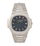 buy vintage Patek Philippe Nautilus 3700/001 full set sport watch for sale online at A Collected Man London UK specialist of rare watches