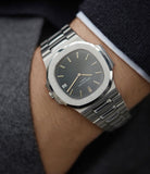 3700/001A Patek Philippe Nautilus vintage sport watch for sale online at A Collected Man London UK specialist of rare watches