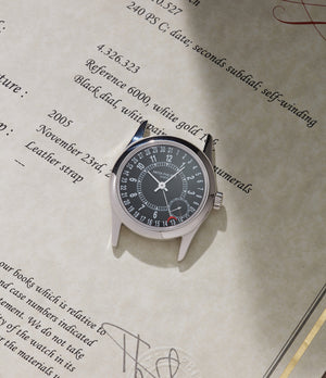 Patek Philippe Calatrava 6000G White Gold, available to buy from A Collected Man, London