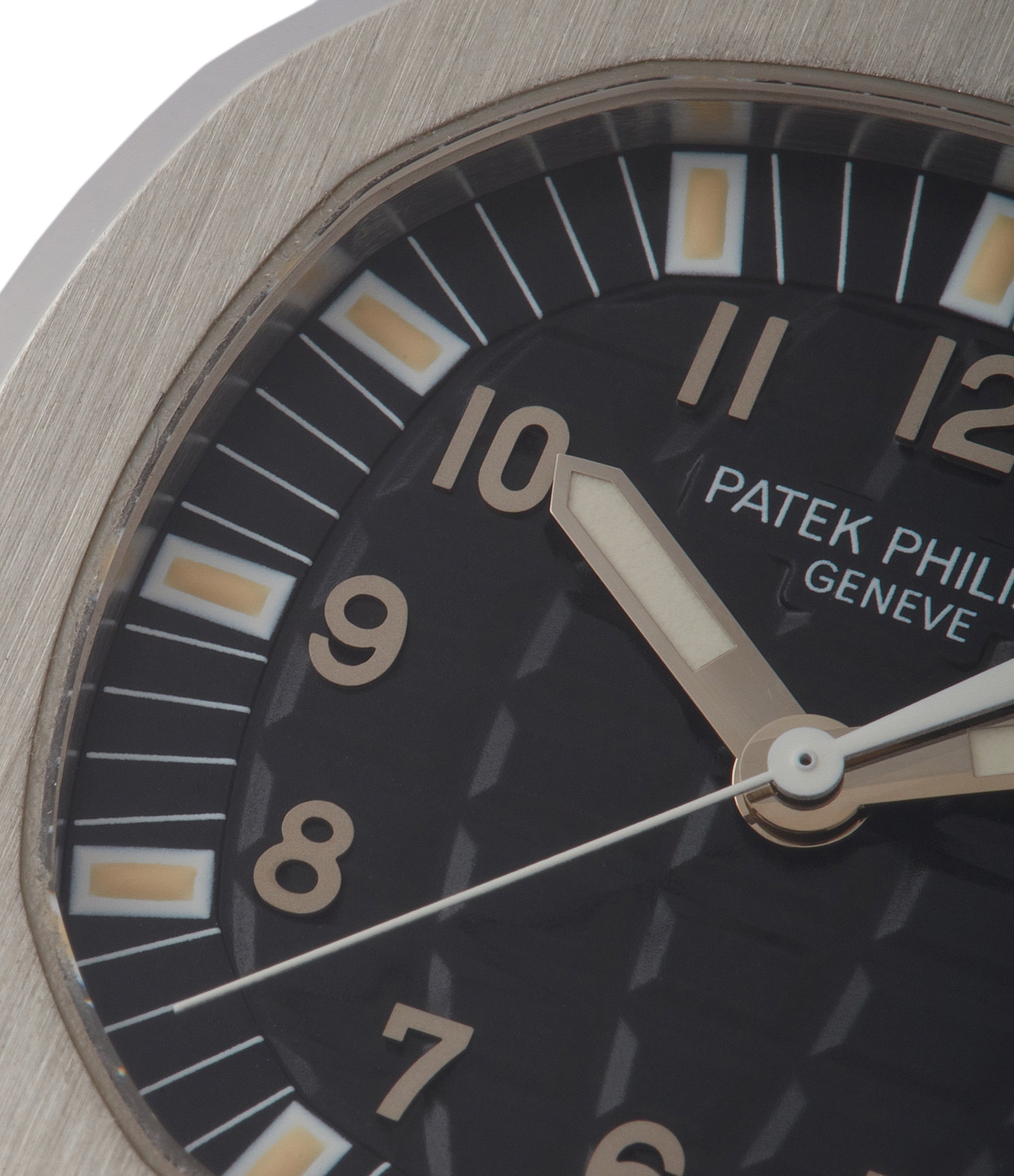 Jumbo Patek Philippe Aquanaut 5065/1A-010 steel sport pre-owned watch for sale online at A Collected Man London UK specialist of rare watches