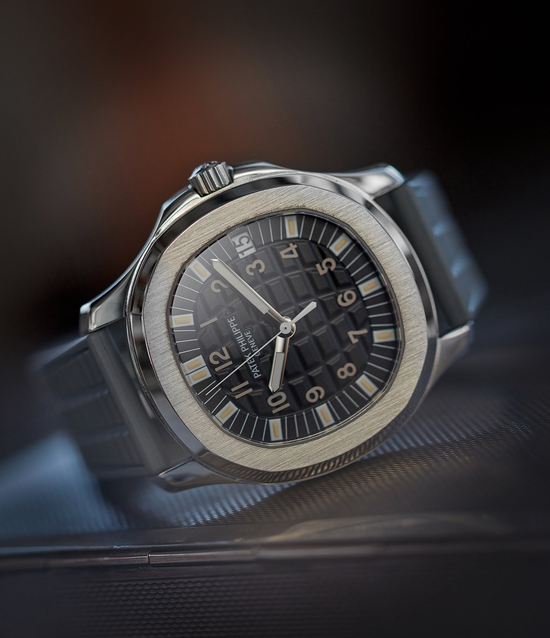 selling Patek Philippe Aquanaut 5065/1A-010 Jumbo steel sport pre-owned watch for sale online at A Collected Man London UK specialist of rare watches