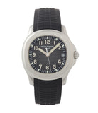buying Patek Philippe Aquanaut 5165A-001 transitional steel sport watch for sale online at A Collected Man London UK specialist of rare watches