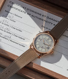 number 1 limited edition Petermann Bédat 1967 Deadbeat Seconds rose gold time-only watch independent watchmakers order official retailer A Collected Man London
