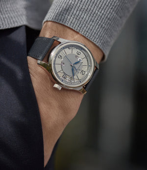 men's dress watch Petermann Bédat 1967 Deadbeat Seconds white gold time-only watch independent watchmakers order official retailer A Collected Man London