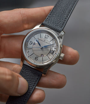 authorised retailer Petermann Bédat 1967 Deadbeat Seconds white gold time-only watch independent watchmakers order official retailer A Collected Man London