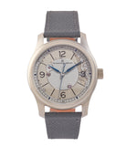 Number 1 Petermann Bédat 1967 Deadbeat Seconds white gold time-only watch independent watchmakers order official retailer A Collected Man London