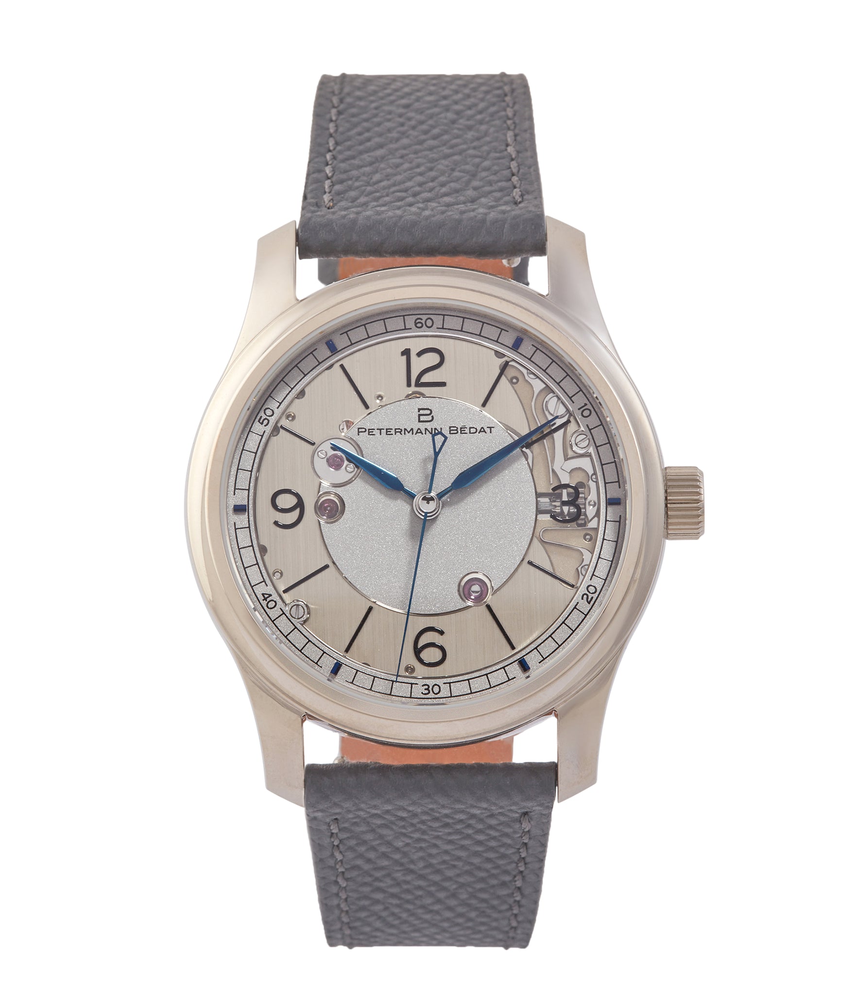 Number 1 Petermann Bédat 1967 Deadbeat Seconds white gold time-only watch independent watchmakers order official retailer A Collected Man London
