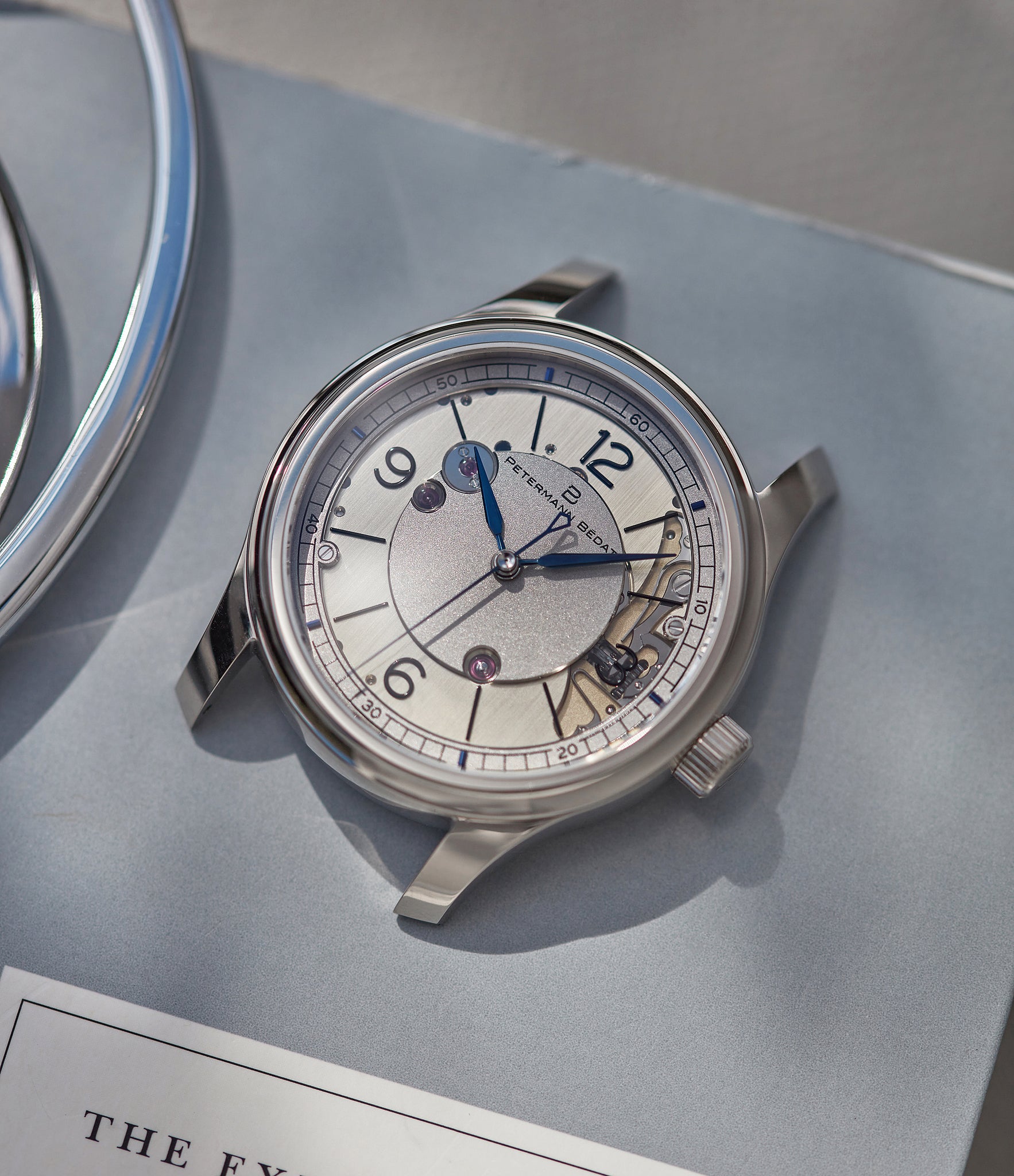 selling Petermann Bédat 1967 Deadbeat Seconds white gold time-only watch independent watchmakers order official retailer A Collected Man London