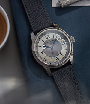Petermann Bédat 1967 Deadbeat Seconds white gold time-only watch independent watchmakers order official retailer A Collected Man London