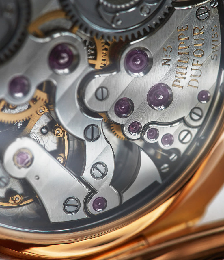 Philipppe Dufour's record-selling Grande et Petite Sonnerie sold at A Collected Man authroised re-seller of Dufour watches