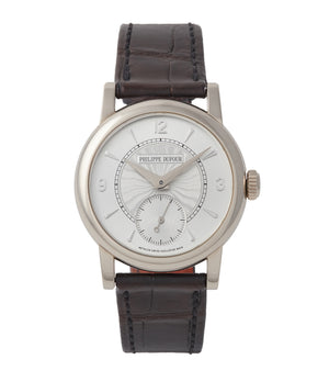 buy Philippe Dufour Simplicity 34mm white gold time-only rare dress watch independent watchmaker for sale online A Collected Man London UK specialist of rare watches
