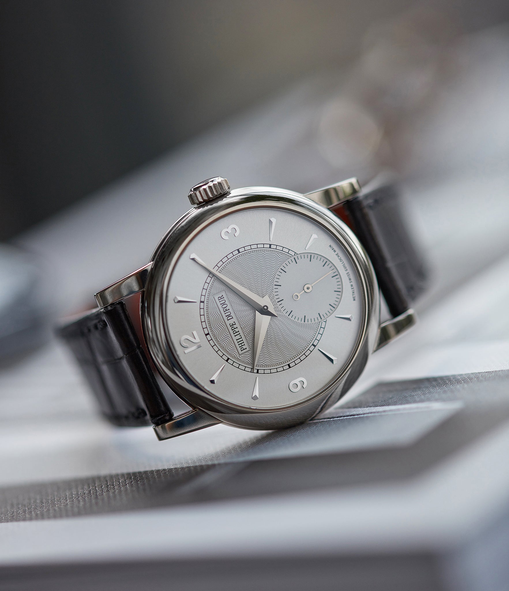 collect Philippe Dufour Simplicity 34mm white gold time-only rare dress watch independent watchmaker for sale online A Collected Man London UK specialist of rare watches