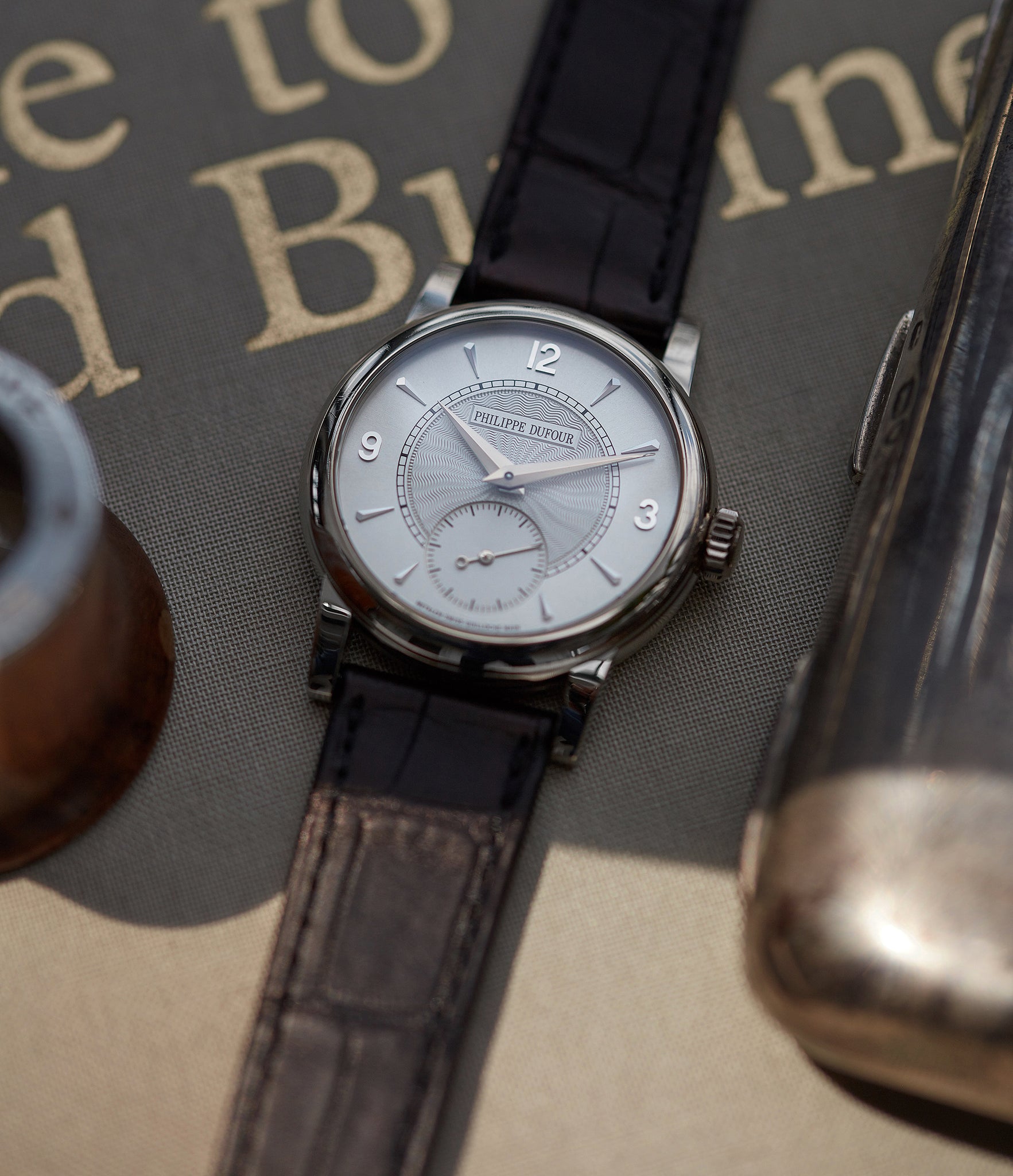 consign Philippe Dufour Simplicity 34mm white gold time-only rare dress watch independent watchmaker for sale online A Collected Man London UK specialist of rare watches