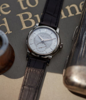 consign Philippe Dufour Simplicity 34mm white gold time-only rare dress watch independent watchmaker for sale online A Collected Man London UK specialist of rare watches