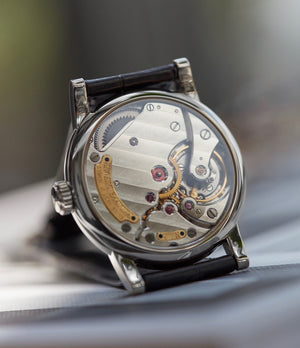 Philippe Dufour hand-made movement Simplicity 34mm white gold time-only rare dress watch independent watchmaker for sale online A Collected Man London UK specialist of rare watches