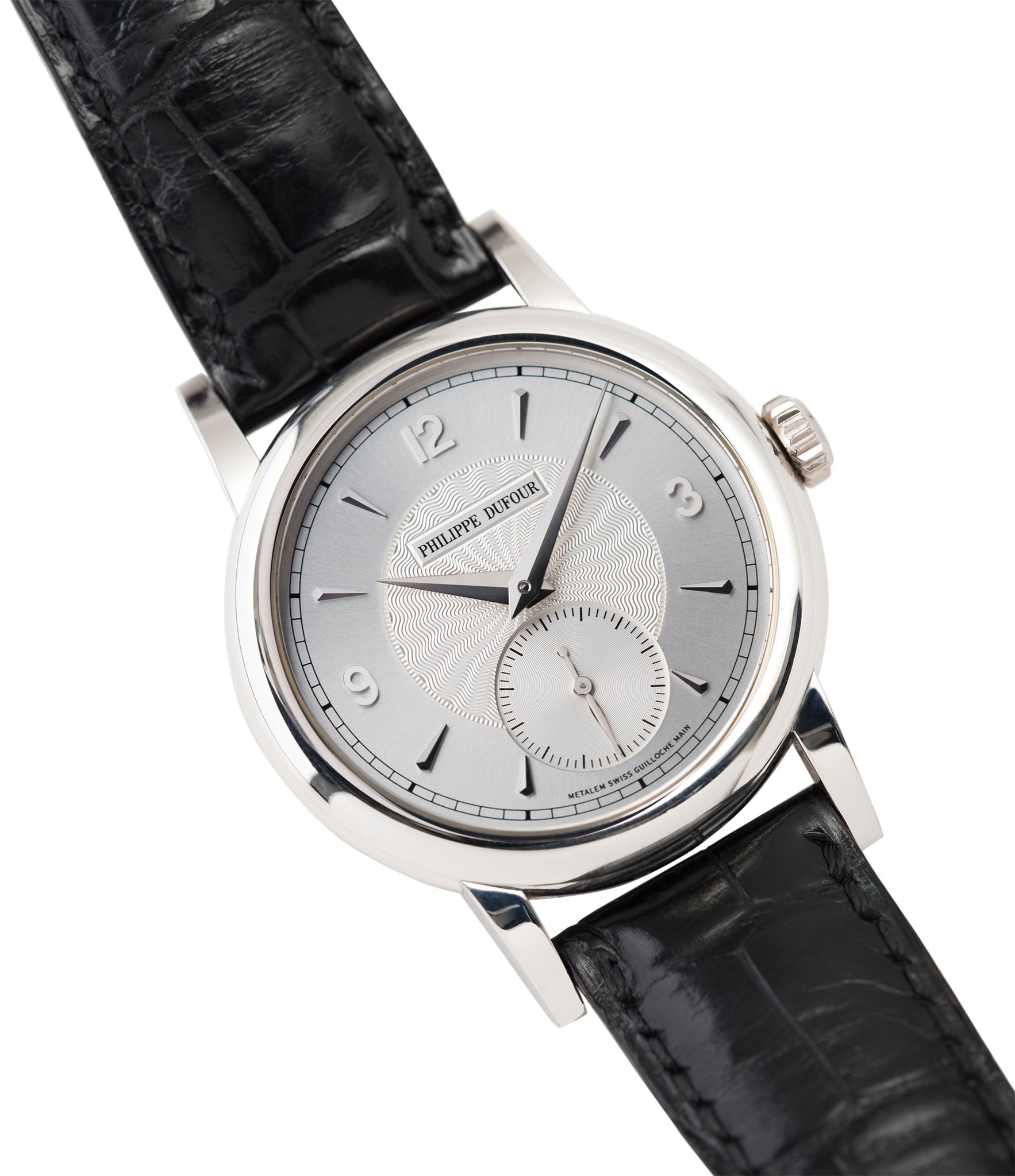 buying Philippe Dufour Simplicity platinum time-only dress watch for sale online at A Collected Man London UK approved specialist of preowned independent watchmakers