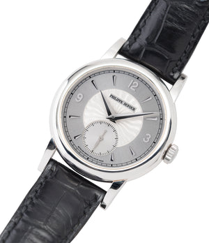 selling Philippe Dufour Simplicity platinum time-only dress watch for sale online at A Collected Man London UK approved specialist of preowned independent watchmakers