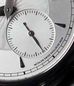 silver dial Philippe Dufour Simplicity platinum time-only dress watch for sale online at A Collected Man London UK approved specialist of preowned independent watchmakers