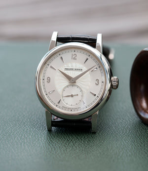 sell Philippe Dufour Simplicity platinum time-only dress watch for sale online at A Collected Man London UK approved specialist of preowned independent watchmakers