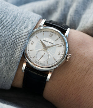 selling rare men's luxury watch Philippe Dufour Simplicity platinum time-only dress watch for sale online at A Collected Man London UK approved specialist of preowned independent watchmakers