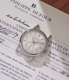 Philippe Dufour Simplicity | White Gold | Solid Silver Dial | Swiss handmade manual winding | A Collected Man London