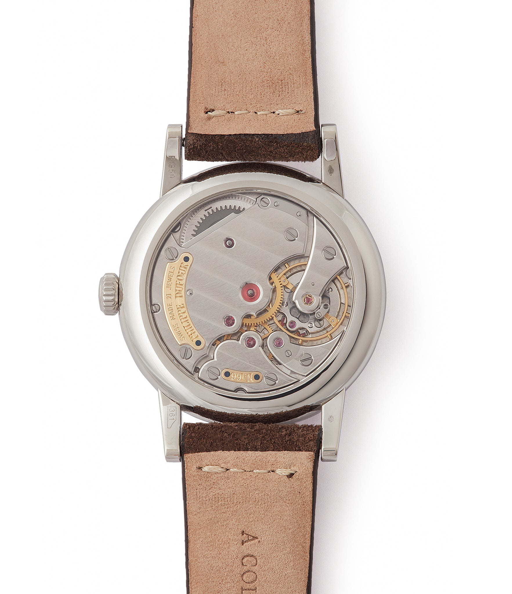 hand-made Simplicity by Philippe Dufour platinum 37mm time-only rare dress watch  for sale at A Collected Man London UK specialist of rare watches