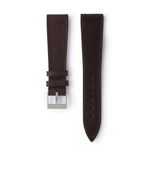 Buy smooth leather quality watch strap in dark cocoa brown from A Collected Man London, in short or regular lengths. We are proud to offer these hand-crafted watch straps, thoughtfully made in Europe, to suit your watch. Available to order online for worldwide delivery.