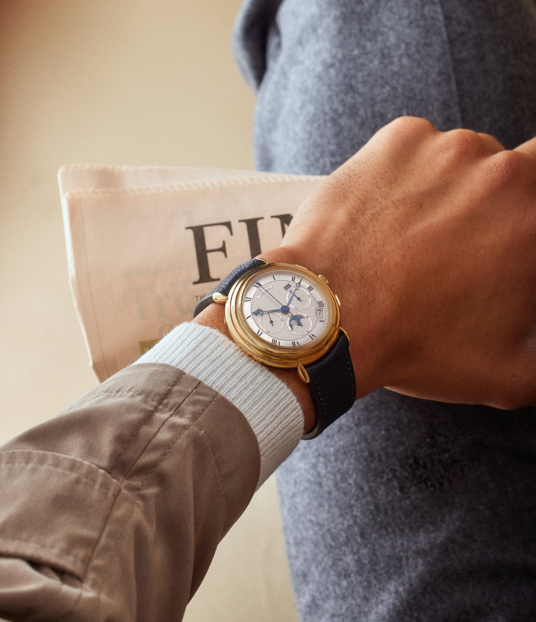 Urban Jurgensen Reference 1 Calendar Monophase Chronograph A Collected Man London Available Worldwide