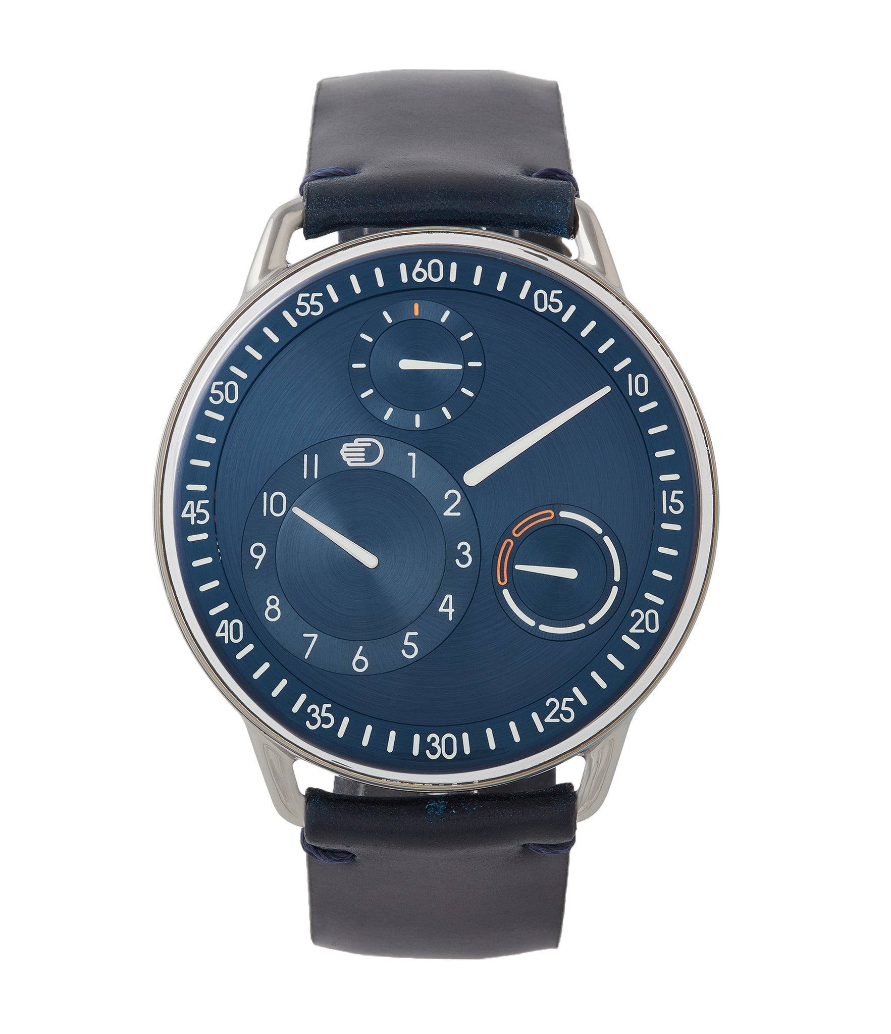 buy Ressence Type 1N titanium blue dial independent watchmaker watch for sale online at A Collected Man London UK specialist of rare watches