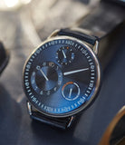 night blue dial Ressence Type 1N titanium independent watchmaker watch for sale online at A Collected Man London UK specialist of rare watches