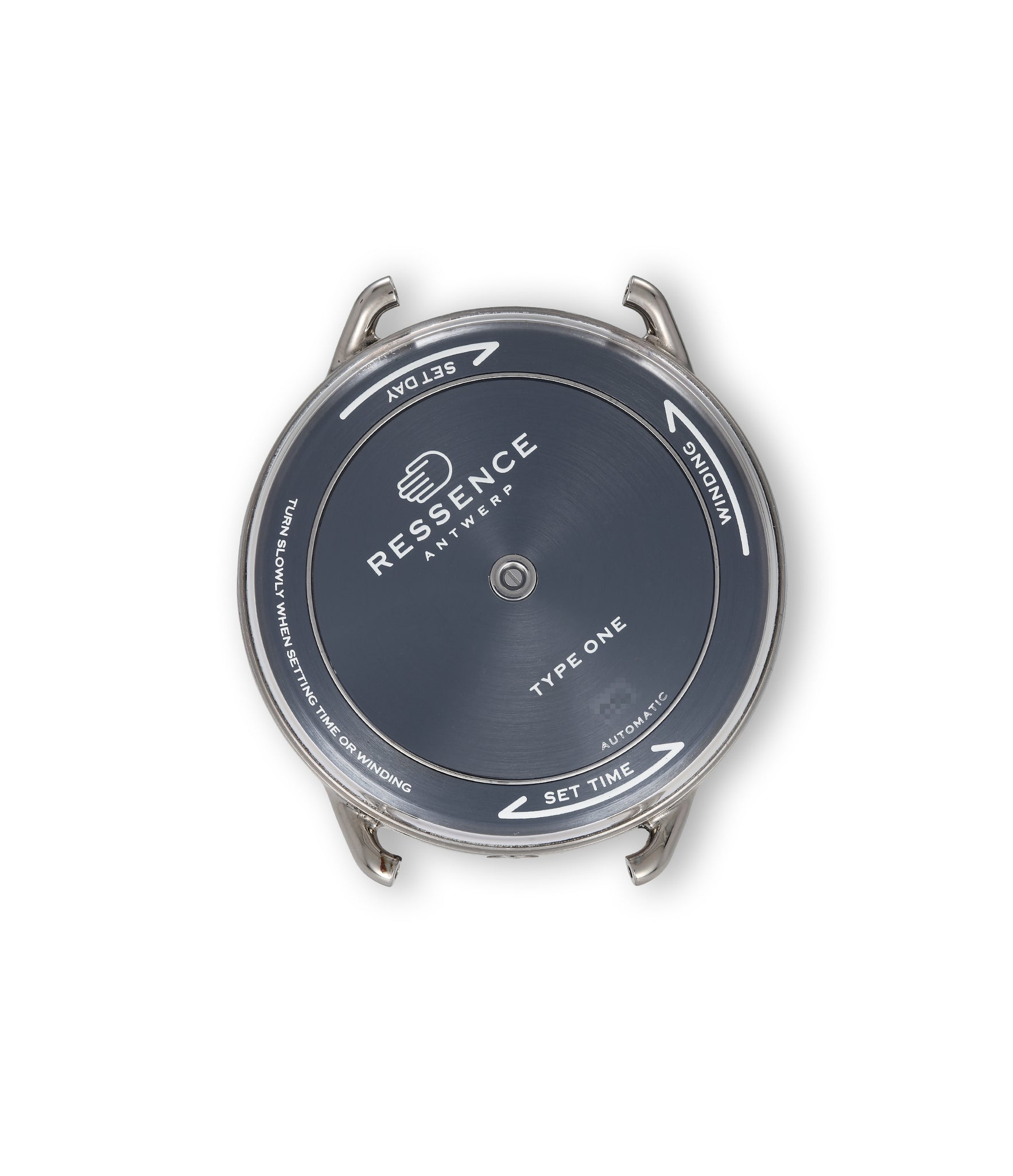 Ressence Type 1N | Case back | Grade 5 Titanium | A Collected Man London