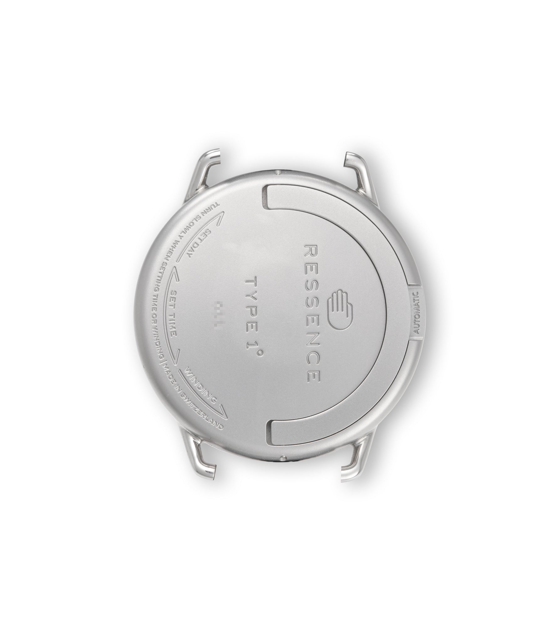 Ressence Type 1N Grade 5 | Titanium | Case back | Buy at A Collected Man