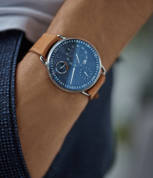 rare Ressence Type 1N titanium blue dial independent watchmaker watch for sale online at A Collected Man London UK specialist of rare watches
