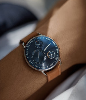 for sale Ressence Type 1N titanium blue dial independent watchmaker watch for sale online at A Collected Man London UK specialist of rare watches
