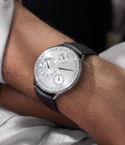 Ressence Type 1S | Dial | On-wrist | Grade 5 Titanium | A Collected Man London